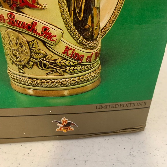 Vintage 1985 Anhueser Bush Limited Edition li Beer Stein in Box - Picture 5 of 8